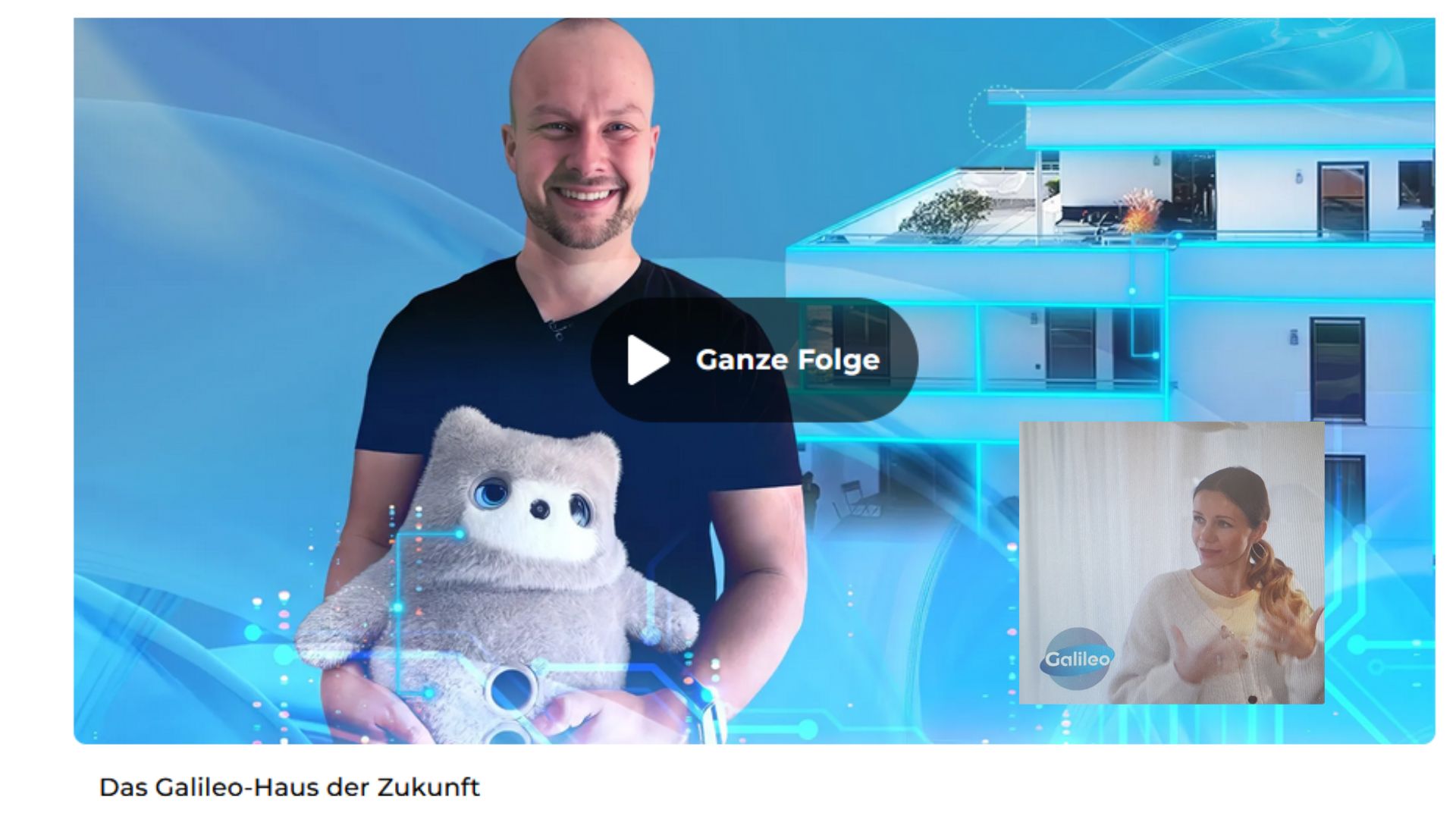 Galileo-Haus der Zukunft mit E.COOLINE kühlenden Vorhängen